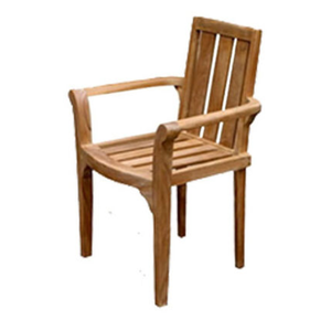 Chaise individuelle en teck, style moderne, idéale pour terrasse extérieure, durable et anti-pourriture – Offre spéciale - Product Image 3