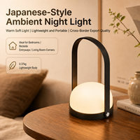 MSBN Lampe de chevet suspendue réglable, rechargeable par USB, lumière d'ambiance douce pour chambre à coucher