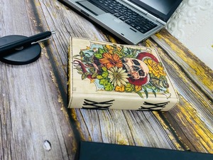 Grimoire journal sort livre sorcellerie sorcière et Wiccan journal indésirable fait à la main cadeau rustique pour Halloween - Product Image 4