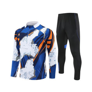 Chándal de invierno personalizado para hombre, chándal transpirable para correr con cremallera, conjunto informal de talla grande para hombre - Product Image 3