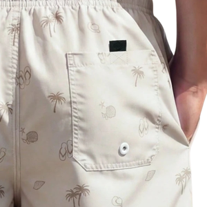 <b>Mens</b> Breathable Printed Beach <b>Shorts</b> Quick Dry Swim Trunks <b>Elastic</b> <b>Waist</b> Drawstring Casual Side & Back Pockets - Product Image 6