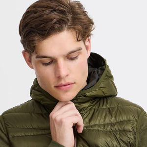 Gilets bouffants de meilleure qualité pour hommes sans manches avec fermeture éclair dans la poche avant Gilet d'hiver chaud et coupe-vent avec sweats à capuche - Product Image 6