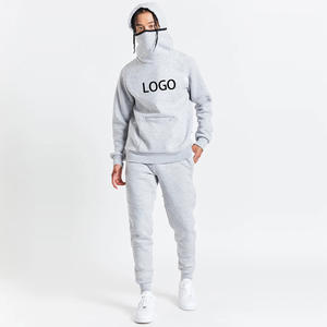 Ensemble de survêtements et sweat à capuche oversize en molleton pour hommes, vêtements de sport décontractés pour le jogging, sweat à capuche écologique de grande taille - Product Image 1