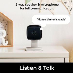 Dispositivos Inteligentes para el Hogar SIXWGH, Cámara Interior WiFi HD 1080P, Audio Bidireccional, Visión Nocturna, Monitor para Bebés y Mascotas, Compatible con Alexa y <span class=keywords><strong>Google</strong></span> <span class=keywords><strong>Home</strong></span> - Product Image 5