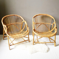 Haute qualité nouveau Design naturel salle à manger rotin chaise coussin en osier chaise de jardin mobilier d'extérieur pliable salon artisan