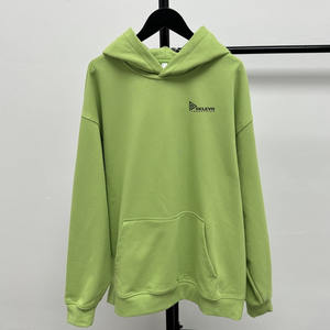 เสื้อฮู้ดดี้โอเวอร์ไซส์คุณภาพสูง น้ำหนัก 220 กรัม สีตามสั่ง ออกแบบโลโก้สำหรับผู้ชาย ผ้าฝ้าย 100% คุณภาพเยี่ยม 2 ชิ้น - Product Image 3