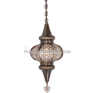 Handmade Iron Metal Round Shape Grey Finish Moroccan <b>Chandeliers</b> Lamp Modern Fancy Fixture Customized Wall Hanging - Product Image 4