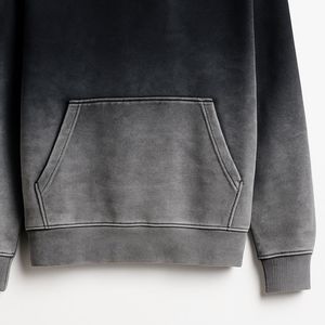Sudadera con Capucha de Alta Calidad, 400GSM, 100% Algodón, con Cierre, Talla Grande, para Hombre, Temporada de Invierno, Impresión de Logotipo Personalizado, Envío Rápido - Product Image 3