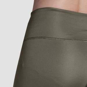 Legging de sport slim olive pour femme, taille haute, sans couture, en nylon et élasthanne, idéal pour le yoga et les loisirs, taille XL - Product Image 6