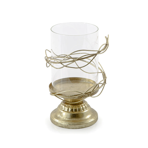 Lot de 3 bougeoirs de décoration de villa en métal de qualité exclusive à bon prix, bougeoir design étoile couleur argent brillant - Product Image 4