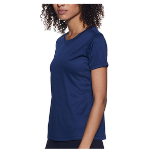 Couleur unie pour femmes Gym Yoga & Running Quick Dry Casual Plus Size Shirt Respirant Mesh Fabric - Product Image 3