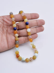 Gemas Mixtas Naturales, Bolas Facetadas de 8mm a 9mm, Naturales, para la Elaboración de Joyería Fina - Product Image 6