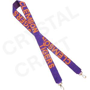 Custom Shape And Design Beaded <b>Purse</b> Strap Customized <b>White</b> Gold Seed Bead Bag Straps Customized Beaded Strap for Bags - Product Image 1