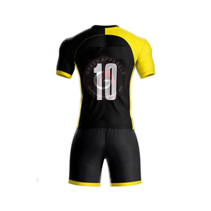 Ensemble d'uniformes de football imprimés par sublimation personnalisés Vêtements de sport pour hommes uniformes de football de la meilleure qualité du Pakistan - Product Image 6