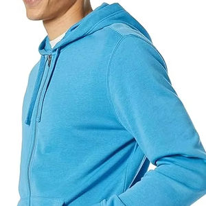 Sudaderas con capucha informales de invierno para hombre Color sólido 100% algodón Ajuste regular con diseño de bolsillo Secado rápido y transpirable - Product Image 1