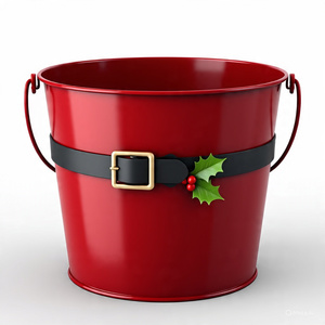ถังโลหะสำหรับตกแต่งบ้านเหมาะสำหรับคริสต์มาส - Product Image 1