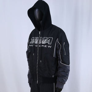 เสื้อแจ็คเก็ตวาร์ซิตี้ผู้ชายแบบลำลองสั่งทำพิเศษ คอตั้ง คุณภาพพรีเมียม มีให้เลือกหลายสี - Product Image 3