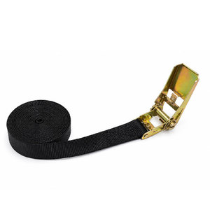Sangles à cliquet en polyester Provina de 25 mm (1 pouce), longueur de 3 mètres, résistance à la rupture de 800 kg, pour sécuriser les motos/quad et les petites charges - Product Image 6
