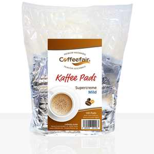Capsules de café douces Coffeefair Supercreme, 100 pièces, emballées individuellement, compatibles Senseo - Product Image 1
