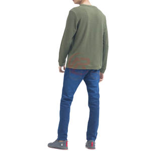 Sudadera de Forro Polar 100% Algodón Orgánico para Hombre, con Logotipo Personalizado, Tejido Sólido, MOQ Bajo, OEM ODM, Estampada, Cálida para Invierno, Directo de Fábrica - Product Image 6