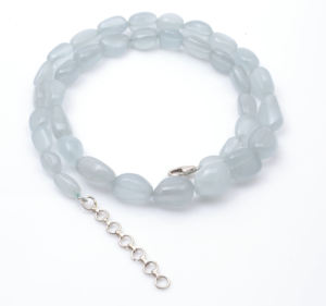 Collar de Cuentas con Nudo de Piedras Preciosas, Joyería Hecha a Mano con Cianita para Unisex, Estilo Étnico, Regalo, Uso Diario, Ocasiones Festivas - Product Image 3