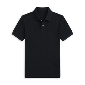 Polo de manga corta para hombre de verano con logotipo bordado personalizado Ropa informal de secado rápido Simple y elegante - Product Image 4