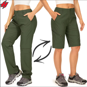 New Collection Casual Loose Hiking Pants Wide Leg High Elastic Fully Seam Logo Waist Waterproof Zipper Outdoor <b>Trouser</b> - Product Image 3