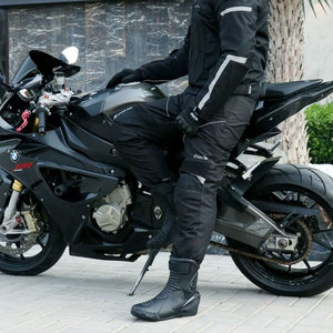 รองเท้าแข่งรถมอเตอร์ไซด์สั้นสำหรับผู้ชายหนังแท้คุณภาพสูงแบบกำหนดเอง - Product Image 3