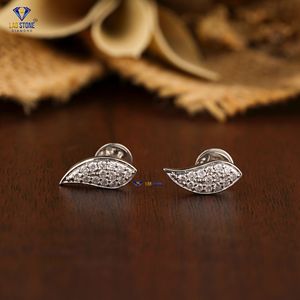 0.258 TDW Round Brilliant Cut <b>Diamond</b> <b>Earring</b> 18kt White Gold Labgrown <b>Diamond</b> Hpht/Cvd <b>Diamond</b> Jewelry - Product Image 2