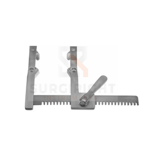 Separador de Costillas Burford Finochietto, Retractor de 10 Pulgadas, Acero, Manual, Alta Calidad, 2 Hojas, Uso Hospitalario, Instrumentos Quirúrgicos - Product Image 6