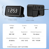 Control Remoto Inteligente Tuya WiFi IR RF433 con Temporizador para Aire Acondicionado, TV y DVD, Compatible con Alexa/Asistente de Google
