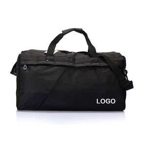 Bolsa de lona de gran capacidad para gimnasio y Fitness para hombre, equipaje de viaje a la moda para entrenamiento deportivo con cierre de cremallera, bolso para exteriores - Product Image 1