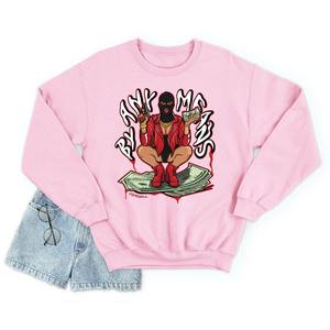 Épaules tombantes coupe ample pull unisexe en coton poids lourd personnalisé impression partout lavage à l'acide sweatshirts surdimensionnés pour hommes - Product Image 1