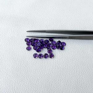 2mm 4mm 6mm 8mm 10mm Natural African Amethyst Faceted Round Brilliant Cut Loose Gemstone Handmade Jewelry Making Direct Online - Product Image 4