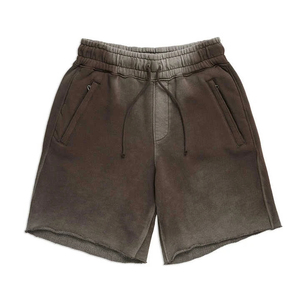 Shorts cargo tendance en toile délavée pour homme, coupe oversize, style streetwear urbain, décontracté, pour l'été et le quotidien, 100% coton, coupe-vent - Product Image 5