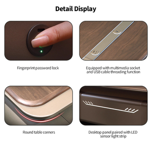 Ceo Executive Büromöbel Hochwertiger, luxuriöser, moderner Schreibtisch für admini strat ive Zwecke, Manager-Schreibtisch und Stuhl - Product Image 4