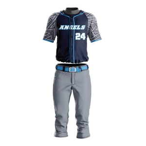 Stylish Breathable 100% Polyester <b>Baseball</b> Uniform <b>Set</b> with Customized Colors & Logo High Quality Sublimation for Women and Men - Product Image 1