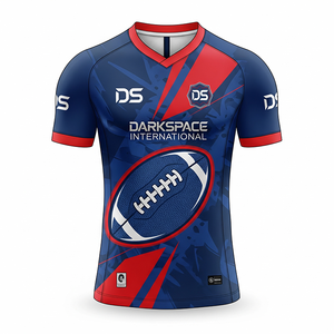 Maillot de football américain pour hommes, haute qualité, été, manches courtes, respirant, écologique, personnalisable OEM, uniforme de football - Product Image 5
