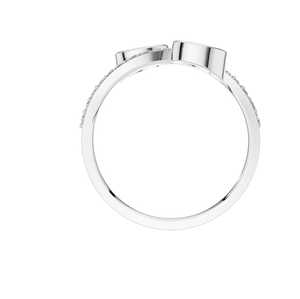 950 Platinum VVS D Moissanite Anillo de derivación de corte brillante Joyería de aniversario de compromiso de lujo moderno para mujeres Fabricante - Product Image 4