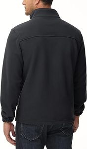 Veste polaire d'hiver à fermeture éclair pour hommes, vestes de randonnée tactiques athlétiques avec 3 poches - Product Image 3