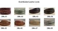 Yüksek kaliteli dana halatlar Oval örgülü deri kordonlar moda aksesuarları hint üreticiden toptan fiyata