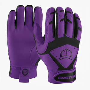 Guantes de Softbol Personalizados al por Mayor con Logotipo, Tejido Reforzado, Carcasa Duradera, Máxima Tracción, Mitigación de Impactos, Guantes de Bateo de Béisbol Flexibles - Product Image 1