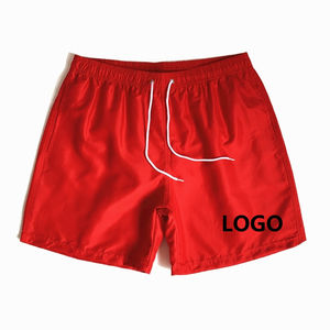 Shorts décontractés pour hommes de haute qualité, confortables et respirants, logo personnalisé, vente chaude, teinture unie, motif uni, logo personnalisé - Product Image 5