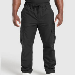 Nuevo diseño personalizado gimnasio Cargo hombres Joggers algodón Oversize Streetwear pantalones de chándal transpirable hombres pantalones Muliti bolsillos - Product Image 1