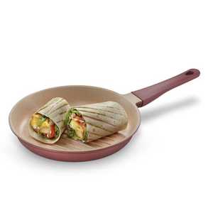 Sartén grill antiadherente Prestige Omega de metal fundido con revestimiento de 3 capas, base pesada apta para utensilios metálicos, estilo coreano - Product Image 1