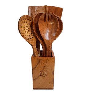 Cuchara de Madera de Alta Calidad, Utensilio de Cocina de Primera Calidad, Ideal para Remover, Mezclar y Servir en el Hogar - Product Image 6