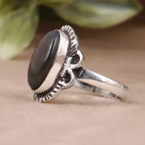 Superventas diseño clásico nueva llegada 925 joyería de piedras preciosas de plata esterlina anillo de labradorita Natural para mujer regalo de fiesta - Product Image 2