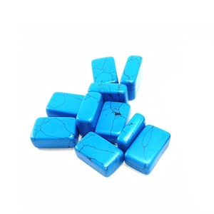 Cubo de cristal turquesa a granel al por mayor, piedra tallada, piedras preciosas curativas caídas, ágata, Guijarro, Reiki, Chakra, cristal turquesa a granel - Product Image 5