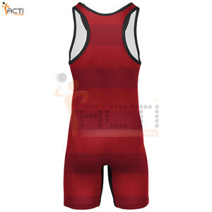 Hommes Wrestling Singlet Athletic Body Sous-Vêtements Singlets Bonne Qualité Fighting Gears Singlets Pas Cher Prix - Product Image 2