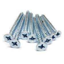 3.5x16mm vis à aggloméré Pozi vis à tête plate autotaraudeuses autotaraudeuses vis à bois fixation bois contreplaqué - Product Image 3